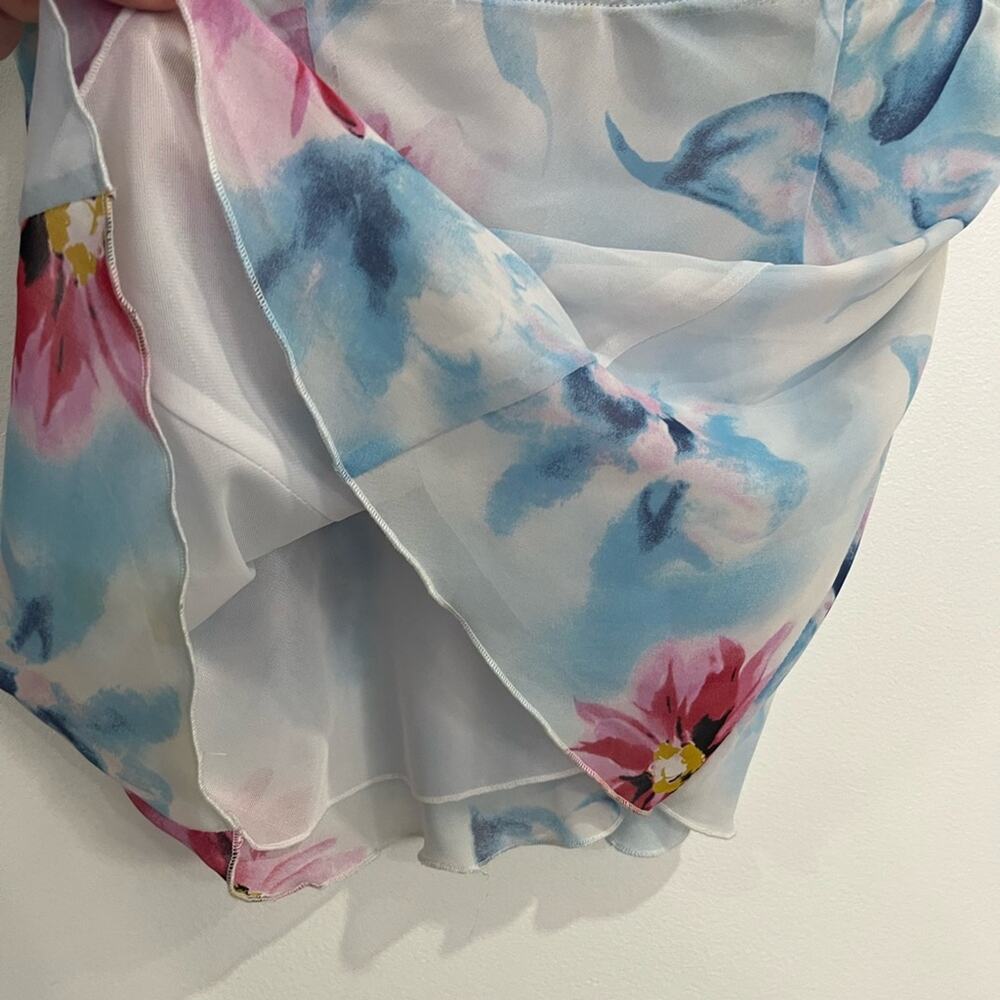 Vintage Forenza Denim Floral Y2K Top 8 Artsy Statement Festival - Picture 4 of 10